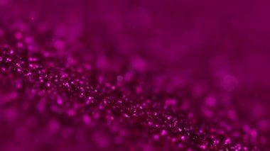 10 farklı glitter doku döner ayarlayın. Makroyu kapat.