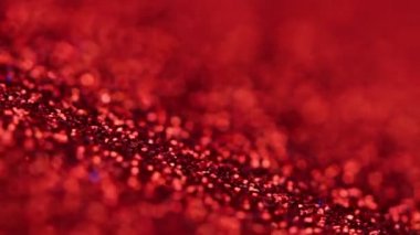 10 farklı glitter doku döner ayarlayın. Makroyu kapat.