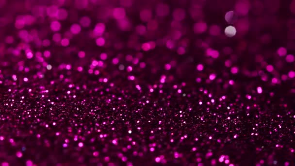 Purple Glitter Texture Rotating Shiny Abstract Background — Stock Video