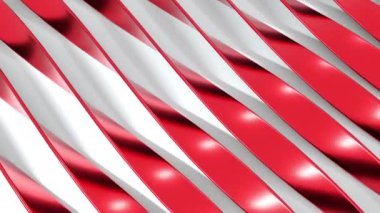 Farklı ColorBackgrounds ile dönen 5 girdap 3D hatları ayarlayın. 4k zemin döngüsü animasyonu.