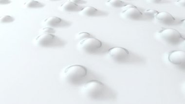 3D şekiller soyut yaratıcı animasyon. 6 farklı renk kümesi. 4k kesintisiz döngü görüntüleri.