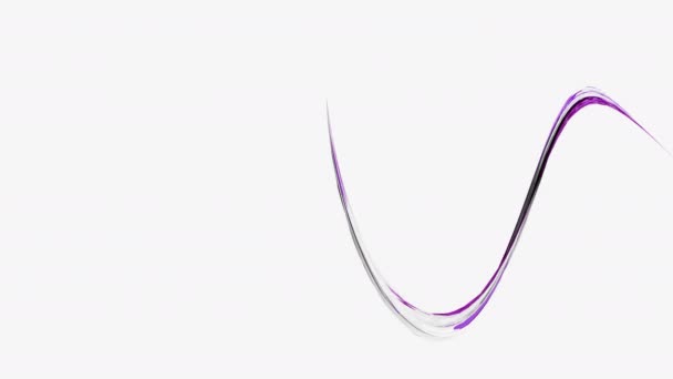 Abstrait Formes Lignes Volant Animation Couleur Set Couleurs Différentes Images — Video