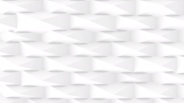 Абстрактный Набор Различных Цветов Формы Пирамиды Вид Фона Сверху Компьютерная — стоковое видео