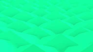 3D soyut farklı renklerde şekiller piramit arka planını ayarlayın. 4 k bilgisayar render döngü animasyon film.