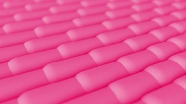 Soyut 3d Menekşe şekiller arka plan 4k animasyon. Bilgisayar render döngü görüntüleri.