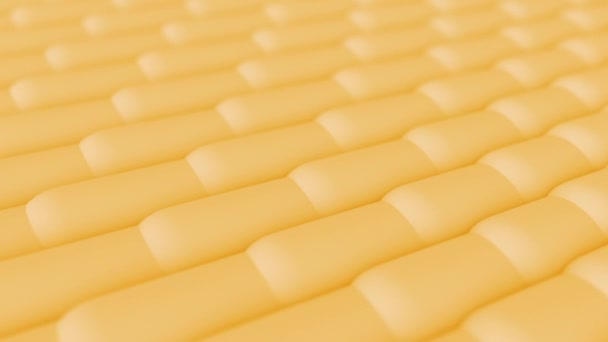 Абстрактні Жовті Фігури Фону Анімації Знімок Петлі Відтворення Комп Ютера — стокове відео