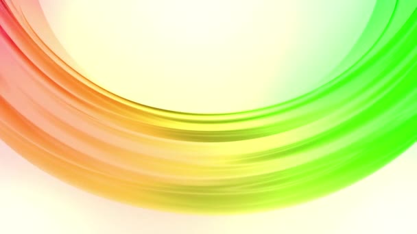 Abstrakte Darstellung Von Farbigen Lichtlinien Animation Looping Hintergrundmaterial — Stockvideo