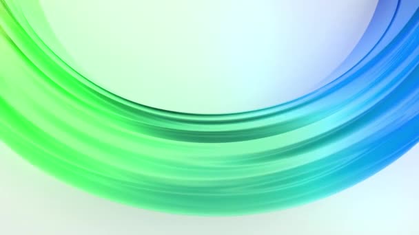 Astratto Renderizza Animazione Delle Linee Luce Colori Loop Sfondo Filmato — Video Stock