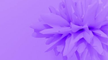 Soyut fraktal 3d şekil doku sıvı nesne. 4k sorunsuz döngü animasyonu.