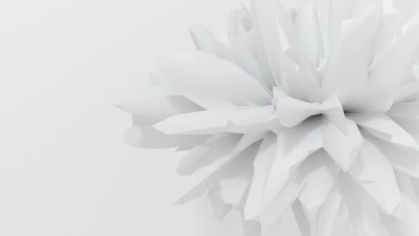 Абстрактна Фрактальна Форма Текстури Рідкого Єкта Безшовна Циклічна Анімація — стокове відео