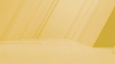 Soyut 3d nesne koridoru ışık etkisi etrafında uçan. 4k animasyon görüntü oluşturma. Farklı renkler kümesi.