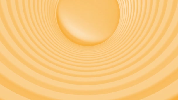 光効果が飛んで抽象的な3D円丸い形状の廊下 アニメーションレンダリングフッテージ 異なる色のセット — ストック動画