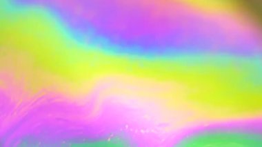 Soyut yaratıcı sabun köpükleri renk dokusu. 4k sıvı suda makro mürekkep rengini kapat. 