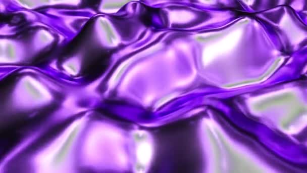 Résumé Ordinateur Liquide Rendre Matériel Violet Séquences Boucle Sans Couture — Video