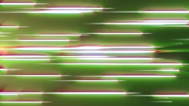 Abstrakte Farbe Neon Linien Fliegen Raum Hintergrundanimation Rendern — Stockvideo