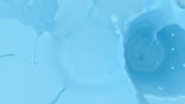 三维渲染在液体表面上飞溅的动画 4K无缝循环画面 — 图库视频影像