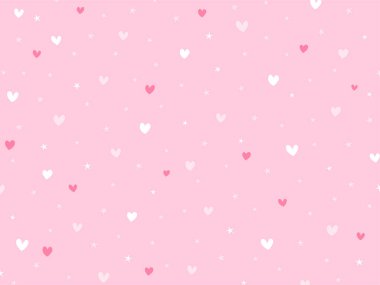 Şirin pembe arkaplan, vektör illüstrasyonu.