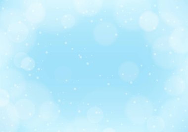 Soyut parlak mavi arkaplan, vektör illüstrasyonu. Kar mevsimi arka planı, vektör illüstrasyonu.