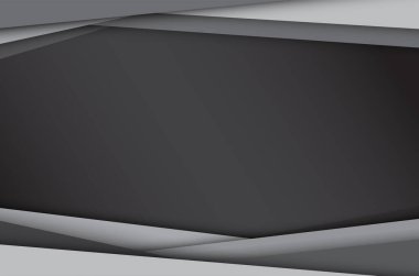 Soyut koyu gri renk arkaplanı, vektör illüstrasyonu.