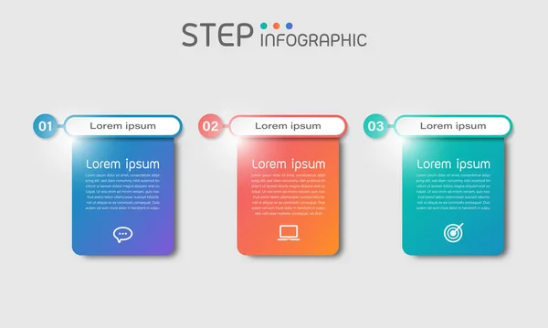 Geometric Modern Shape Elements Steps Options Milestone Timeline Processes Workflow — Stock Vector