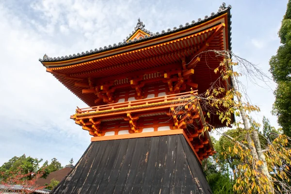 Vivida Pagoda Syoro Legno Arancione Nel Complesso Del Tempio Ninna — Foto Stock