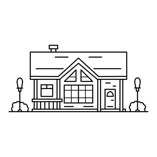 fener bir lineer tarzda çevrili ev