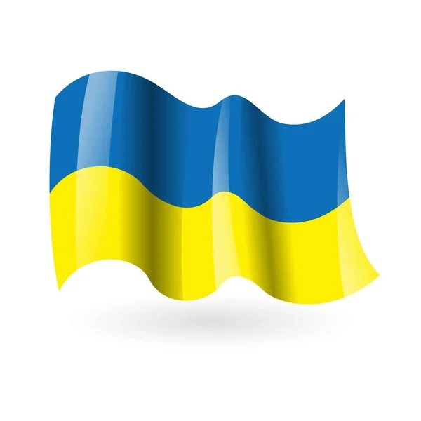 Фон Флага Украины Флаг Украины — стоковый вектор