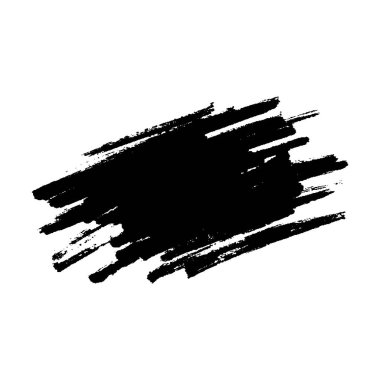 Vektör siyah grunge fırça darbesi. Soyut arkaplan