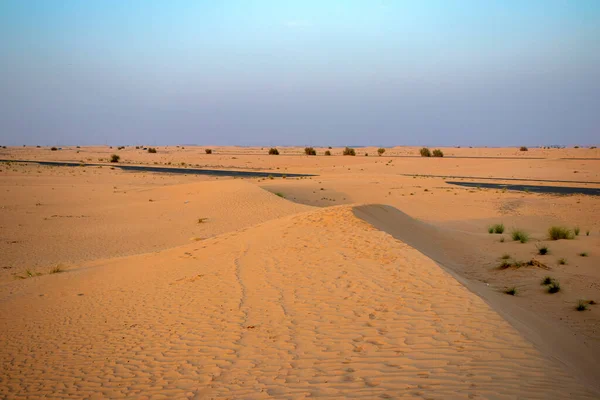Estrada Abandonada Deserto — Fotografia de Stock