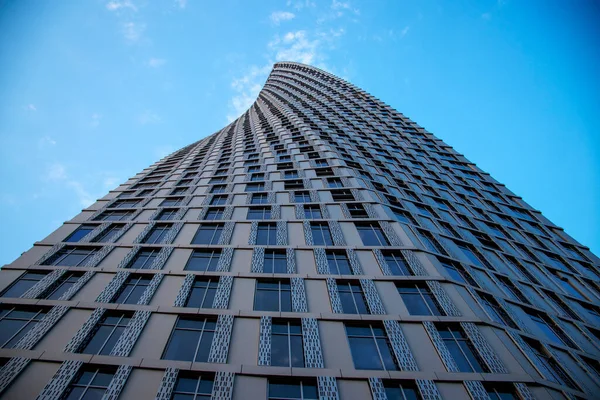 Cayan Tower Dubai Marina Area Evening Hour — Stock Photo, Image