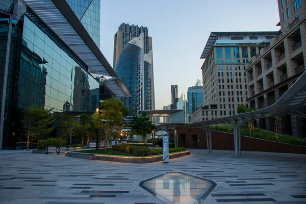 Dubai International Financial Center Uae Outdoors — Stock Photo, Image