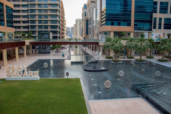 Bay Square Área Distrito Business Bay Dubai Emirados Árabes Unidos — Fotografia de Stock
