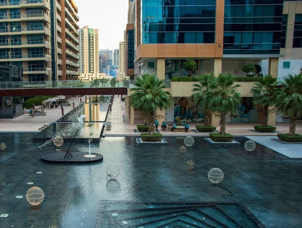 阿联酋迪拜商业湾区的海湾广场地区 — 图库照片
