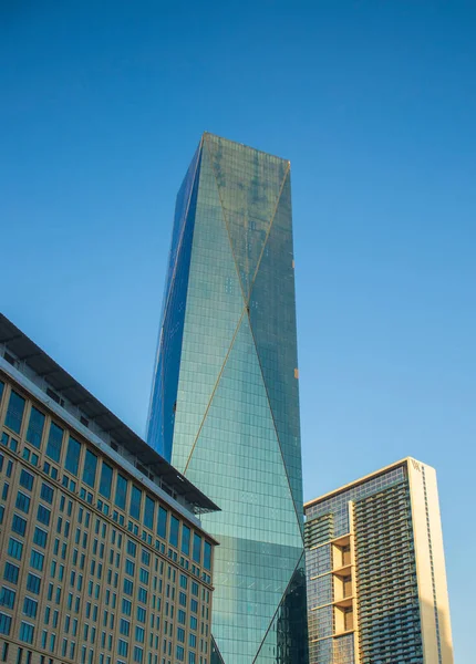 View Urban Buildings Dubai International Financial Center Outdoors — Stock Photo, Image