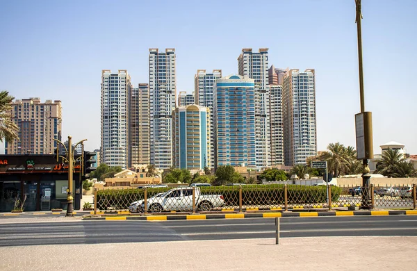 Corniche Road Emirat Ajman Vae Draußen — Stockfoto
