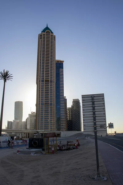 Wolkenkrabbers Van Business Bay District Van Dubai Verenigde Arabische Emiraten — Stockfoto