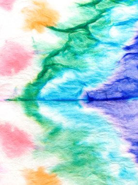 Kızılderili Katırı. Boyanmış Vintage Kumaş. Splash Tie Boya Sanatı. Boyalı arka plan baskısı. Mürekkep Tekstili. Canlı Renkli Tuval. Shibori Sanatı.