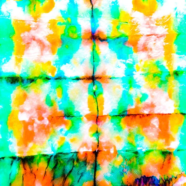 Indien Ikat Artisanat Ethnique Art Dirty Art Tie Dye Illustration — Photo