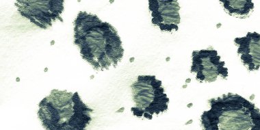 Dumanlı Sarı Parşömen. Siyah ve Beyaz Leopar 