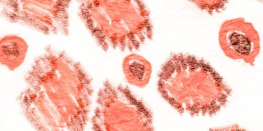 Yılan Vanilyalı Suluboya Çizimi. Karamel Hayvanı 