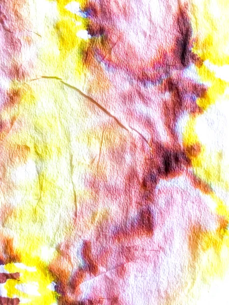 印第安 · 伊卡特水彩彩虹图案。酒精 — 图库照片