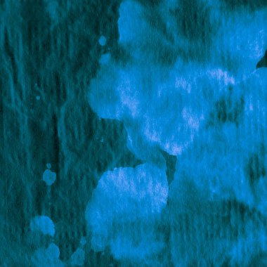 Mavi Kirli Sanat Mürekkebi dokusu. Kusursuz Su Rengi 