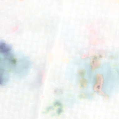 Bulutlu Mavili Şablon. Hafif Gökkuşağı Gradyanı. 