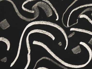 Boya kalemi Funky Dekorasyonu. Tarz Fırçası 