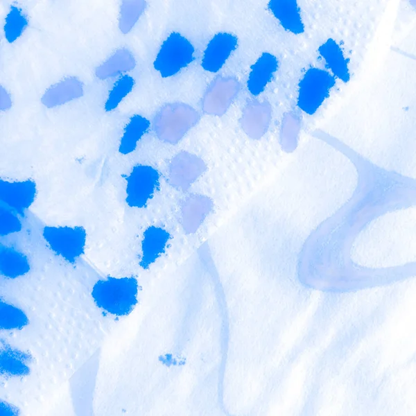 Ice Shibori Print. Denim Sky Patchwork. — Stock fotografie