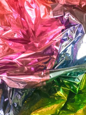 Metalik Mavi Geometrik Duvar Kağıdı. Holografik 