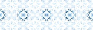 Portekiz Dekoratif Döşemeleri. Kilim Cyan Boyama. 