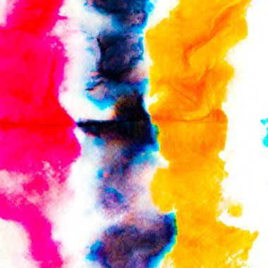 Kızılderili Katırı. Mürekkep Renkli Tasarım. Boya fırçası 