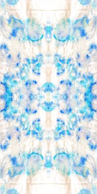 Shibori Çiçekleri. Kilim kanvası. Kravat boyası Deseni. 