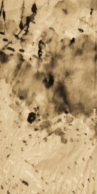 Parçalanmış Parşömen. Fildişi Mürekkep Kumaşı. Organik 